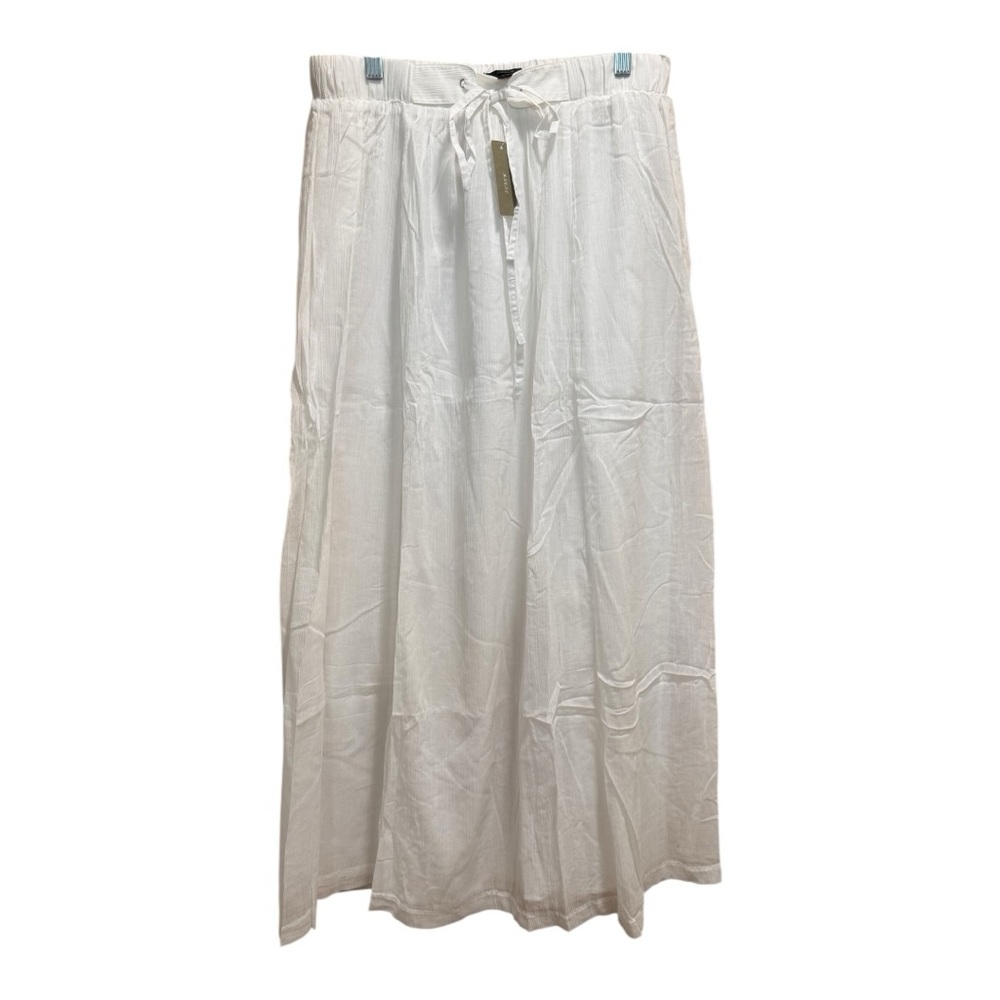 J. Crew White Maxi Midi Skirt